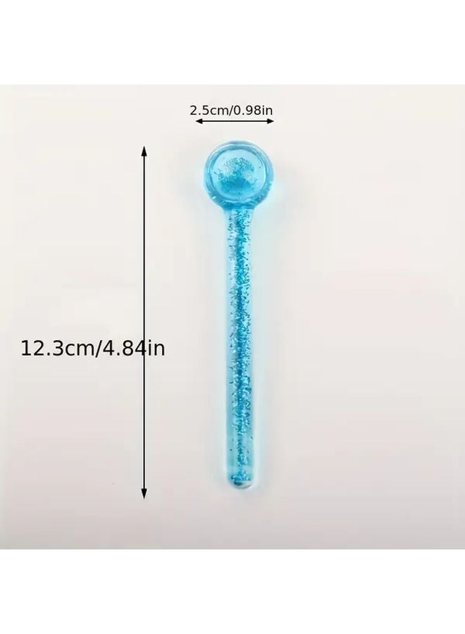 Pink Ice Ball Facial Massage Stick Manual Gua Sha Tool For Skincare Routine - Image 3